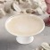 Ceramic dish for the gravity cake, 16.5 × 8.5 cm, beige color