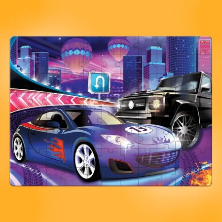 Puzzles luminous "cool cars", 88 details-4