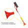 Climart CA-WB-04 snow brush, telescopic with a scrap, 78-98 cm