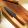 Koty Kitchen Sl Home "Olivia", chef, blade 16 cm, damask steel, brown color