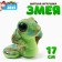 Soft toy "Cobra", 17 cm, green color