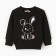 Jumper children's, black color, height 98