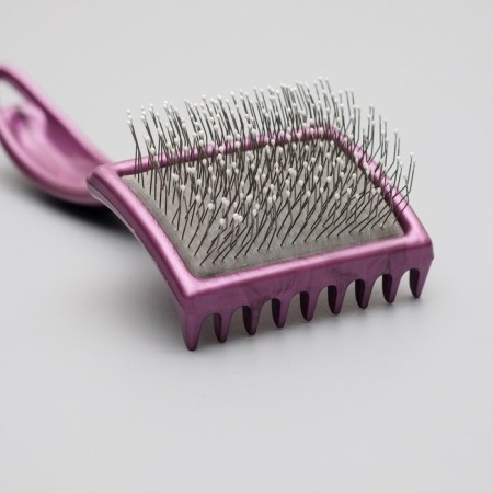 Brush - a packer soft with drops, increased number of teeth, base 68x48 mm, burgundy-5