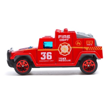 Set of metal machines "Fire Service", 6 pcs.-2