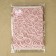 Lace elastic fabric, 180 mm × 2.7 ± 0.5 m, pink-beige color