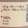 Yarn "etamin" 100% acrylic 180m/30g (458 coral)