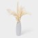 Flower vase, 530 ml, 7 × 20 cm, gray color