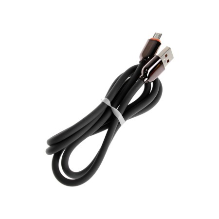 MicroUSB cable - USB, 2.4 A, PVC braid, 1 meter, gray-2