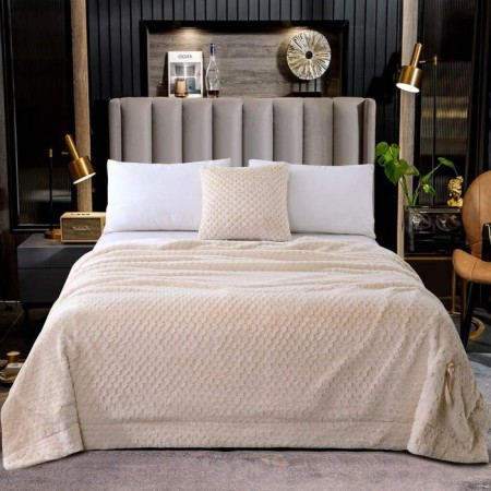 Aville cover, size 220x240 cm, cream color-3