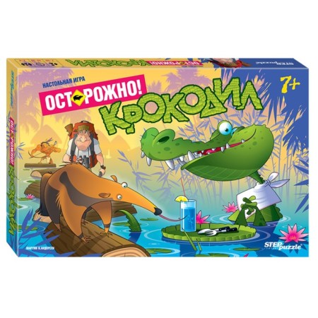 Board game "Caution: crocodile!"