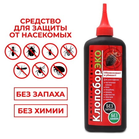 Insecticide Klopobor-eko, from crawling insects, 250 ml