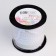 Sequins on threads, mother -of -pearl, 6 mm, 91 ± 1 m, white color No. 51