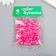 A set of plastic beads "Astra" 6 mm, 20 g (170 +/- 10pcs), pink