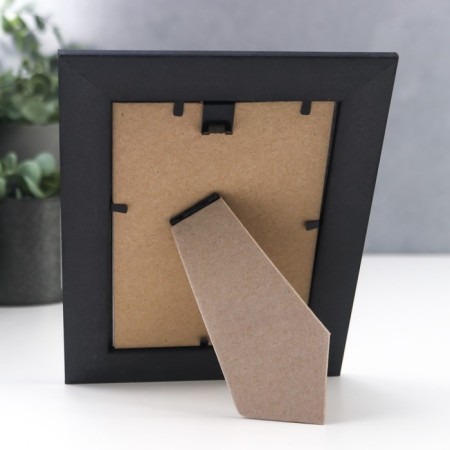 Photo frame plastic 10x15 cm dark nut (782)-2