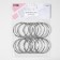Ring for the cornice, connective, d = 45/51 mm, 10 pcs, silver color