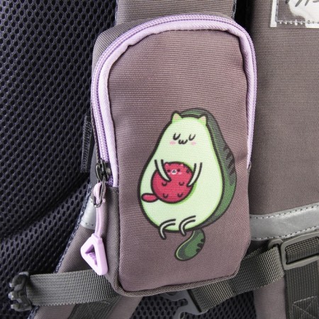 School backpack, ergonomic back Art Hype Avo Cat, 39x32x14 cm-13