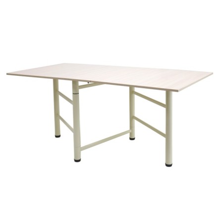 Newspread table, 250 (950/1650) × 800 × 750 mm, color of milk oak