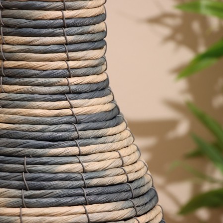 Vase wicker, floor 24x24x60 cm-2