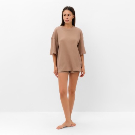 Female set (T -shirt, shorts) KAFTAN BASIC Line, p. 48, coffee-1