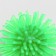 Needle, soft, 5 cm, green ball