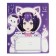 Notebook of 12 sheets in the Erichkrause Space Anime line, covered Cardboard, OFSET block, 5V, mix