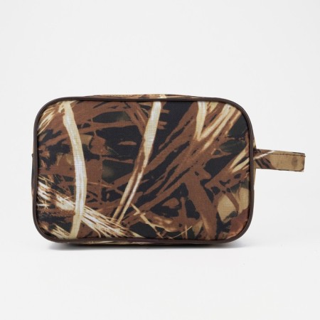 Lightning cosmetic bag, brown color/foliage-1