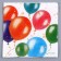 Napkins single -layer “balloons”, 24 × 24 cm, in a set of 20 pcs.