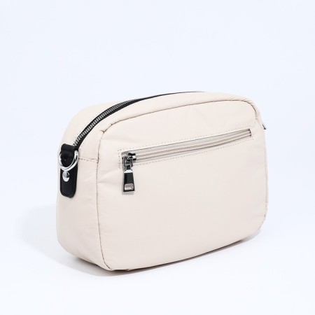 Cross-Bodi Bag on a zipper, beige color-3