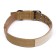 A collar with a soft lining, 67 x 4 cm, Osh 43-53 cm, sand