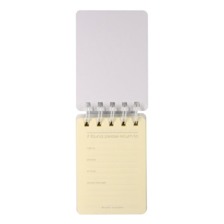 Notepad A7, 108 sheets in the line on the crest, Smart Journal, hard cover, tinted block 80 g/m2, mix-3