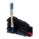 Brush flat bison 4-01007-020, artificial bristles, wooden pen, 20mm