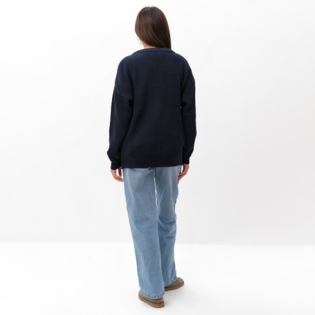 Jumper female MIST of large knit, blue, p. L (48-50)-5