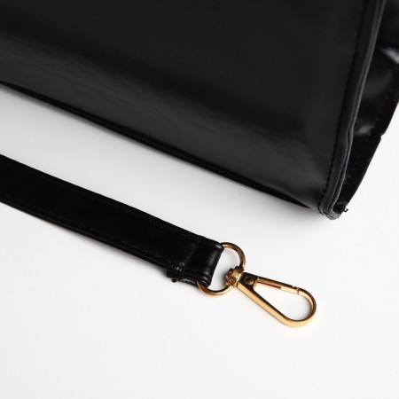 Bag Female Tout with zipper, black color-4