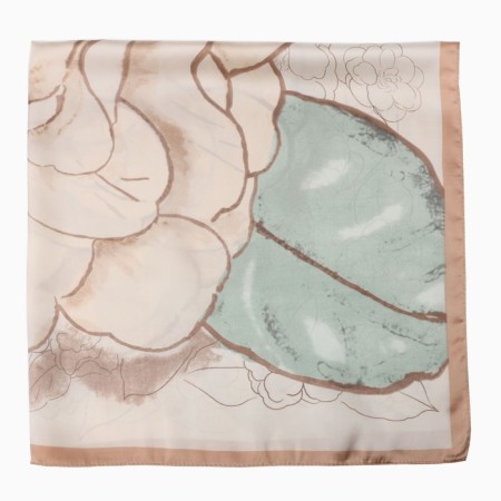 Women's scarf minku rr 70*70 cm, col. light pink-2