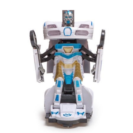 Robot radio -controlled "policeman", transforms, light and sound effects-9