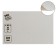 Binding cardboard (shelter) 0.9 mm, 10 x 15 cm, 540 g/m², white