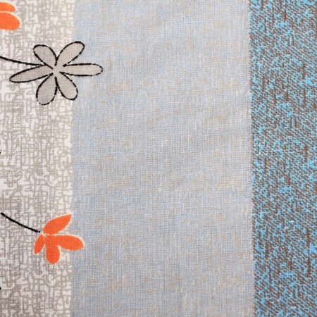 Botnik's bed linen 200x220cm, 200x220cm, 70x70 2pcs, blue. calico 120g/m 100% cotton-1