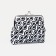 Women's wallet on the farmar, white/black color