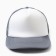 Women's baseball cap with minaku grid, light gray, rr 56-58