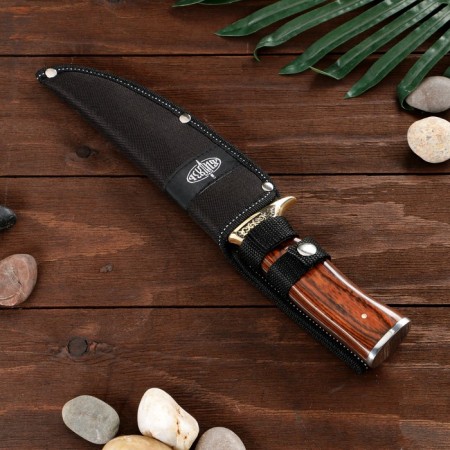 Hunting knife "Pechene" steel - 50x14, handle - bakelite, 30 cm-2