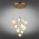Suspended chandelier Yulali LED 3000K 102W