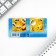Magnetic bookmarks 2 pcs on the Smiles substrate