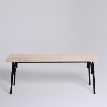 A shop for the garden and the cottage "hit" wooden on a metal frame, 118 x 33 x 45 cm, street-1