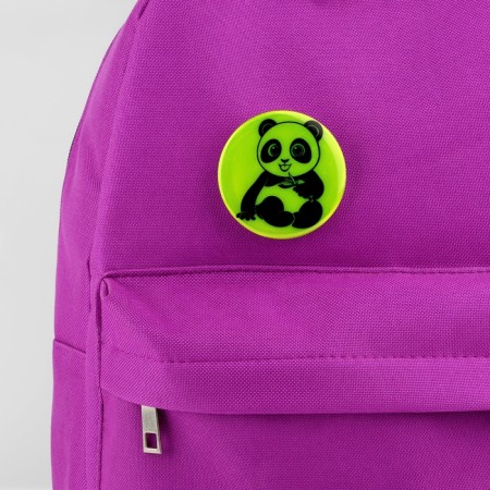 Reflective icon "Panda", d = 5.8 cm, color mix-1