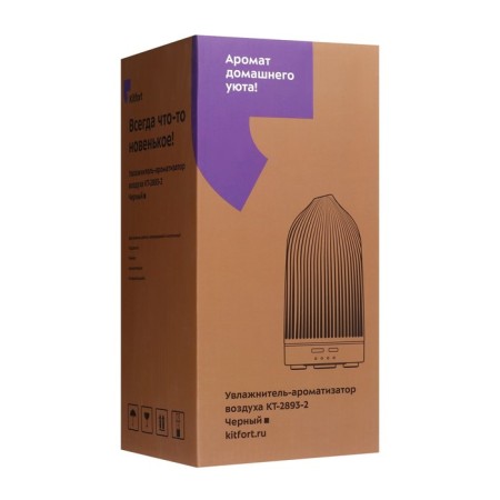 Air humidifier KitFort KT-2893-2, ultrasound, 12 W, 0.15 l, backlight, black-9