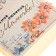 Postcard "The most beloved mommy!" Handmade, flowers, 8 x 9 cm