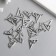 Decor metal for creativity "line" silver 8396 1.8x2.4 cm