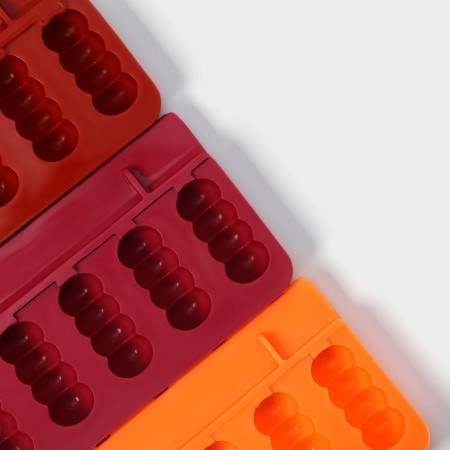 Form for candy "Bank", silicone, 19 × 11 × 2 cm, 5 cells (6 × 2.6 cm), color mix-11