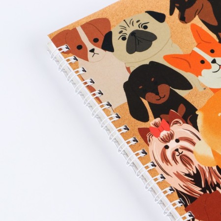 Sketchbook on the crest "Dogs", 20x20cm, 40 sheets-4