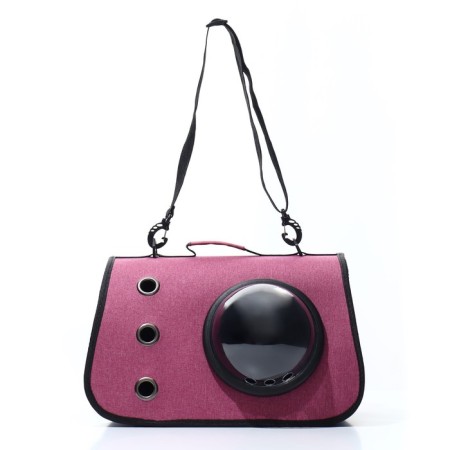 Bag-carrier for animals with a window, blue, 40 x 26 x 26 cm 92088456-1